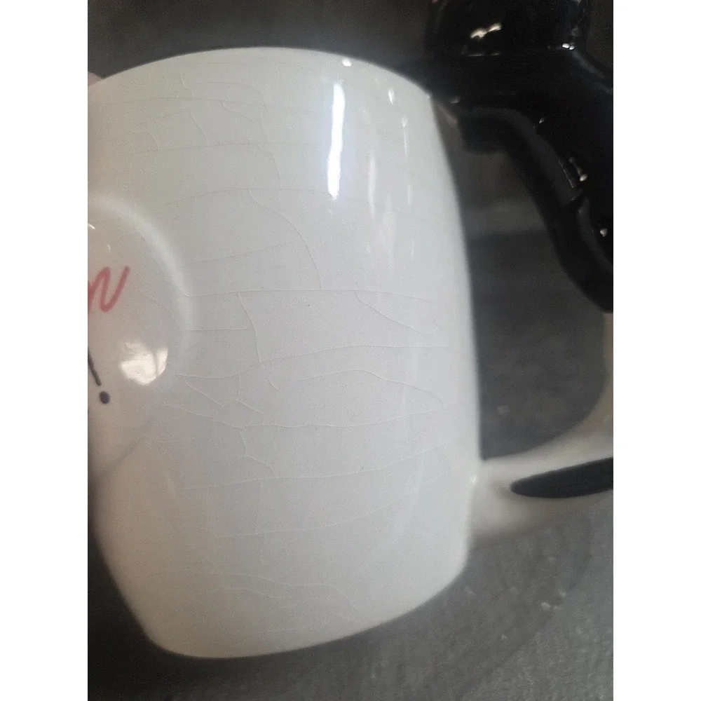 Boston Warehouse Black Cat Mug 'Hang In There' 5"H - Picture 7 of 8